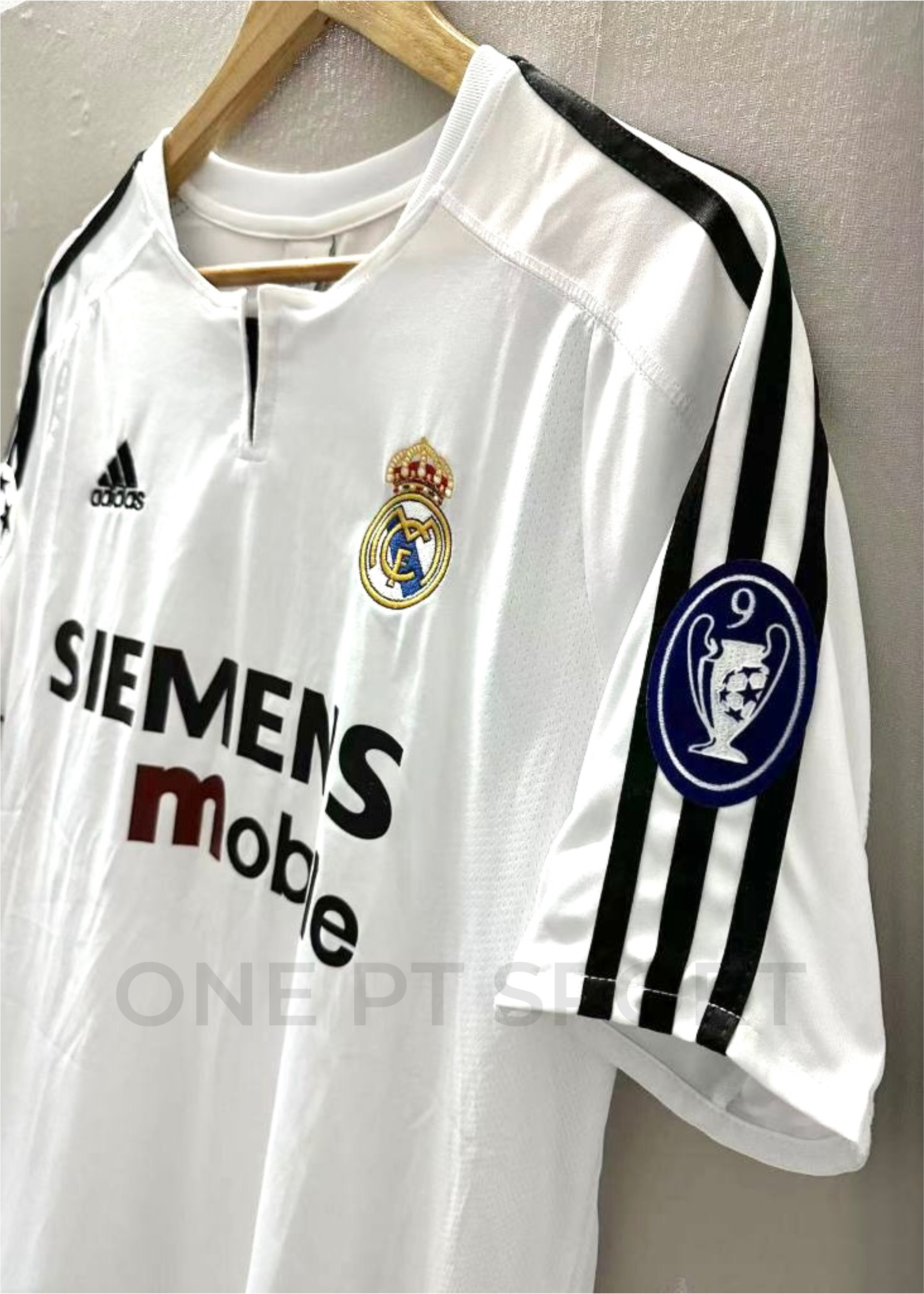 Camisola principal Real Madrid 2003/2004 - Ronaldo 9 - Versão adepto 6