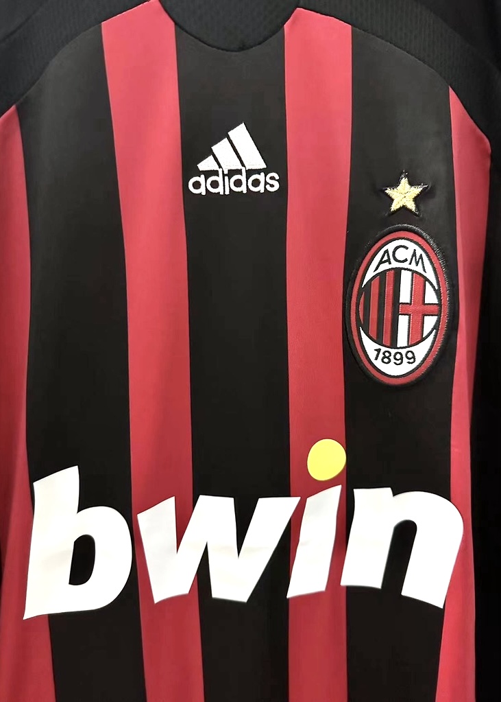 Camisola Principal Ac Milan 2006/2007 - Kaka 22 - Versão adepto 11