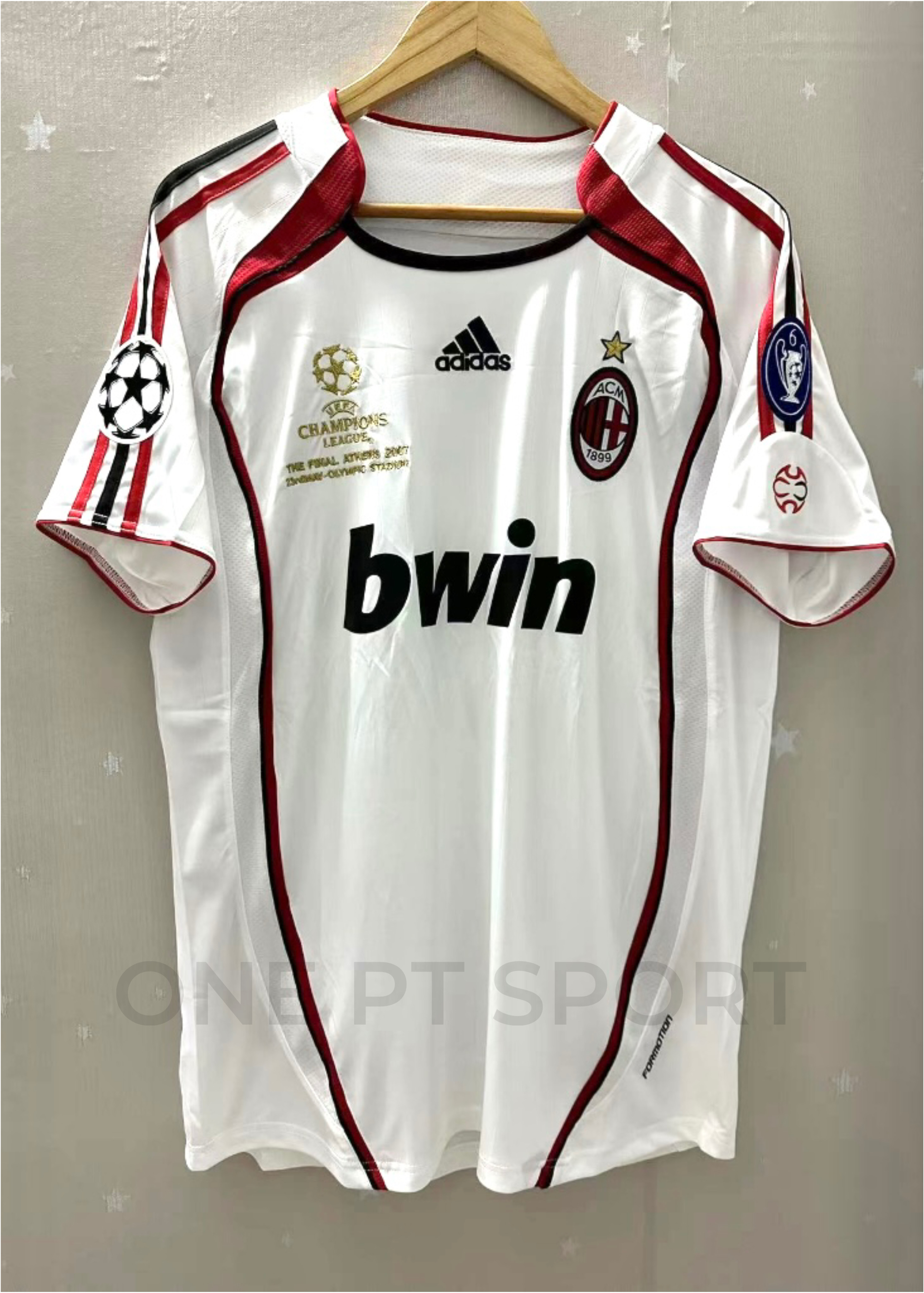 Camisola alternativa Ac Milan 2006/2007 - Kaka 22 - Versão adepto 3