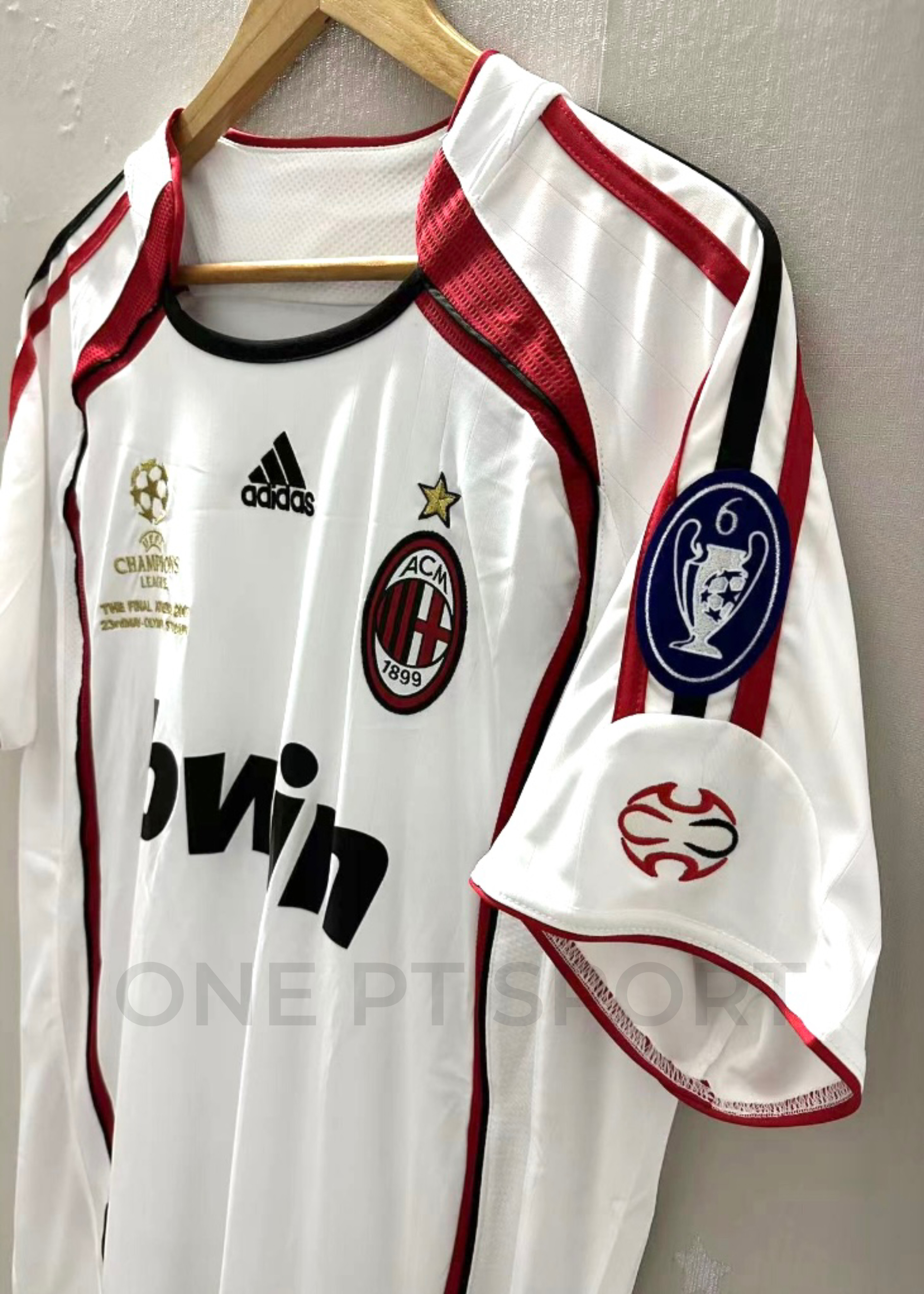 Camisola alternativa Ac Milan 2006/2007 - Kaka 22 - Versão adepto 5