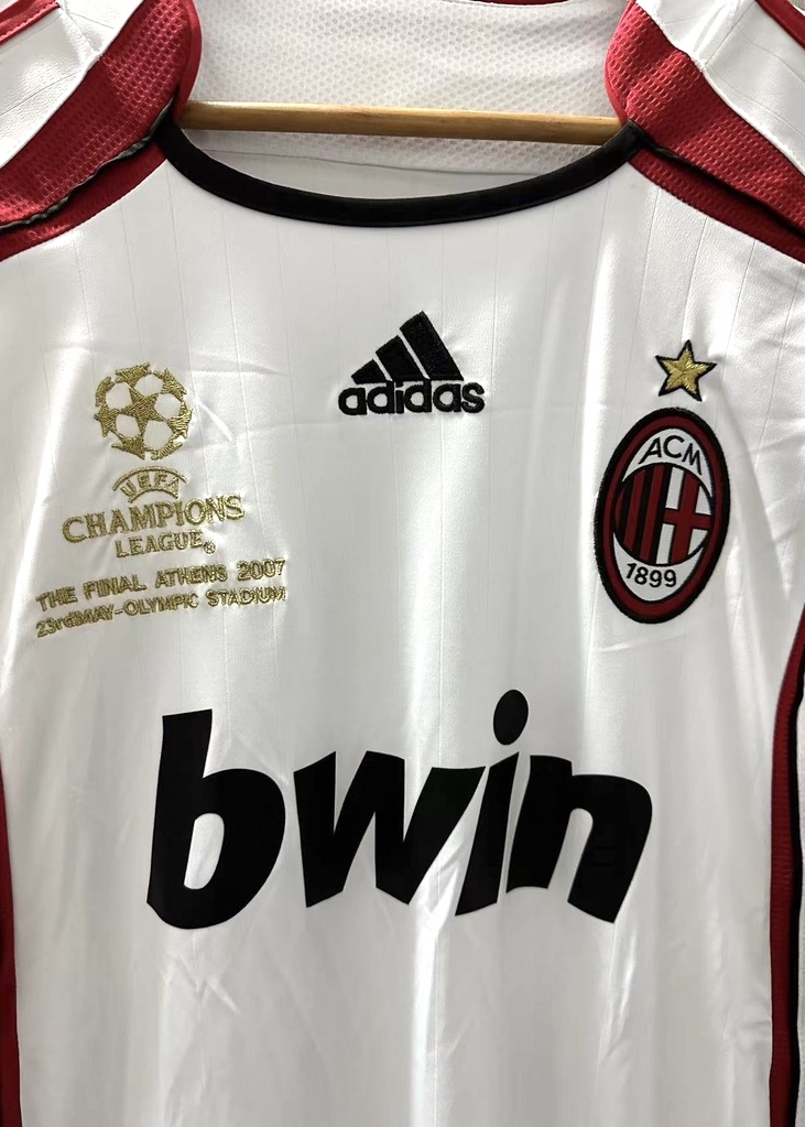 Camisola alternativa Ac Milan 2006/2007 - Kaka 22 - Versão adepto 7