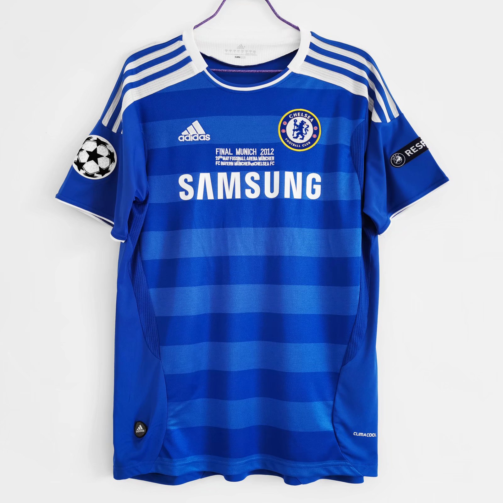 Camisola Principal Chelsea 2011/2012 Final UCL - Versão adepto 1