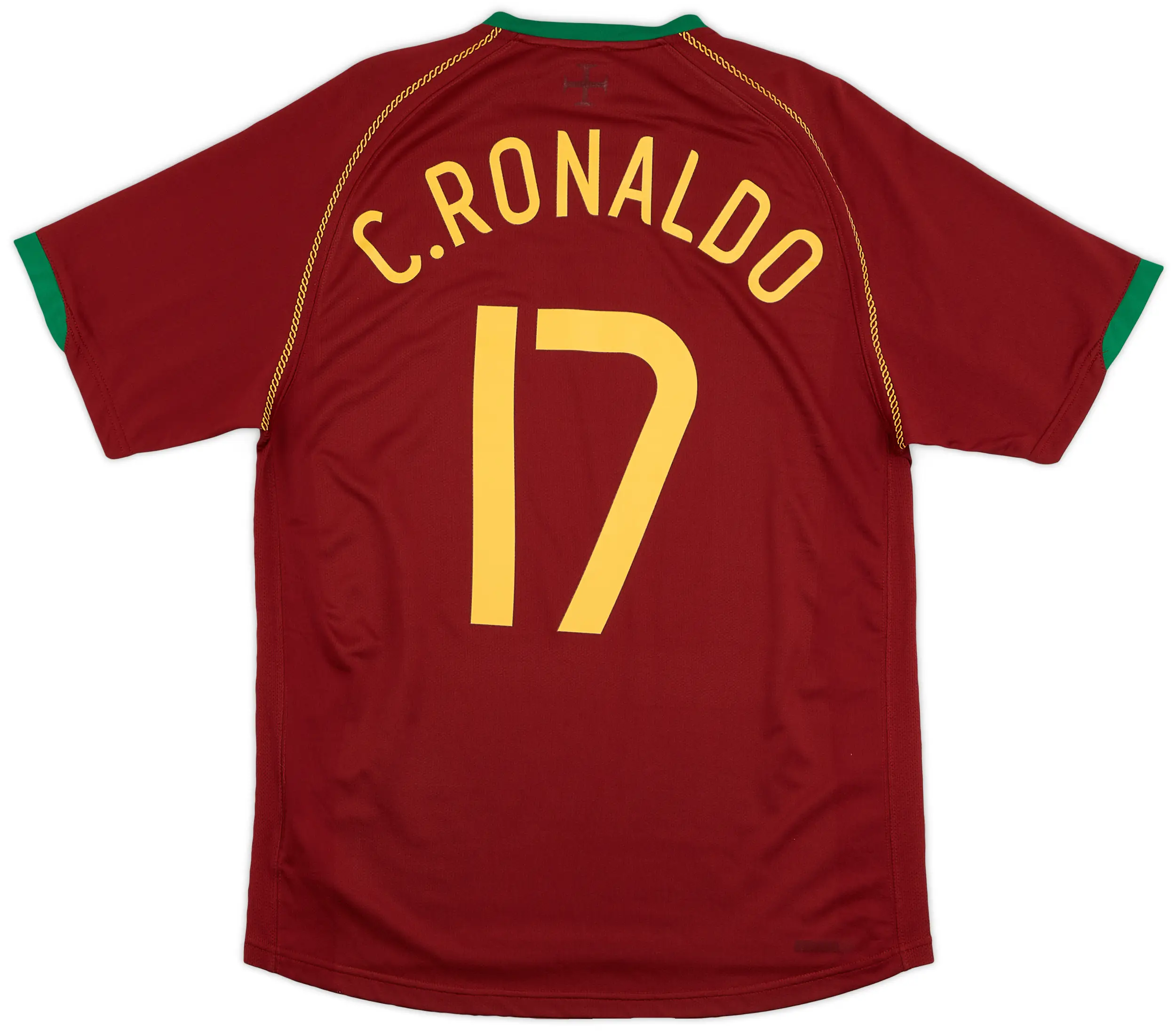 Camisola principal Portugal 2006 - C.Ronaldo 17 - Versão adepto 1
