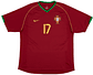 Camisola principal Portugal 2006 - C.Ronaldo 17 - Versão adepto - Thumbnail 3