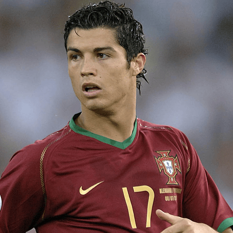 Camisola principal Portugal 2006 - C.Ronaldo 17 - Versão adepto