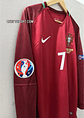Camisola principal Portugal Euro 2016 Manga Comprida - Ronaldo 7 - Versão adepto - Thumbnail 5