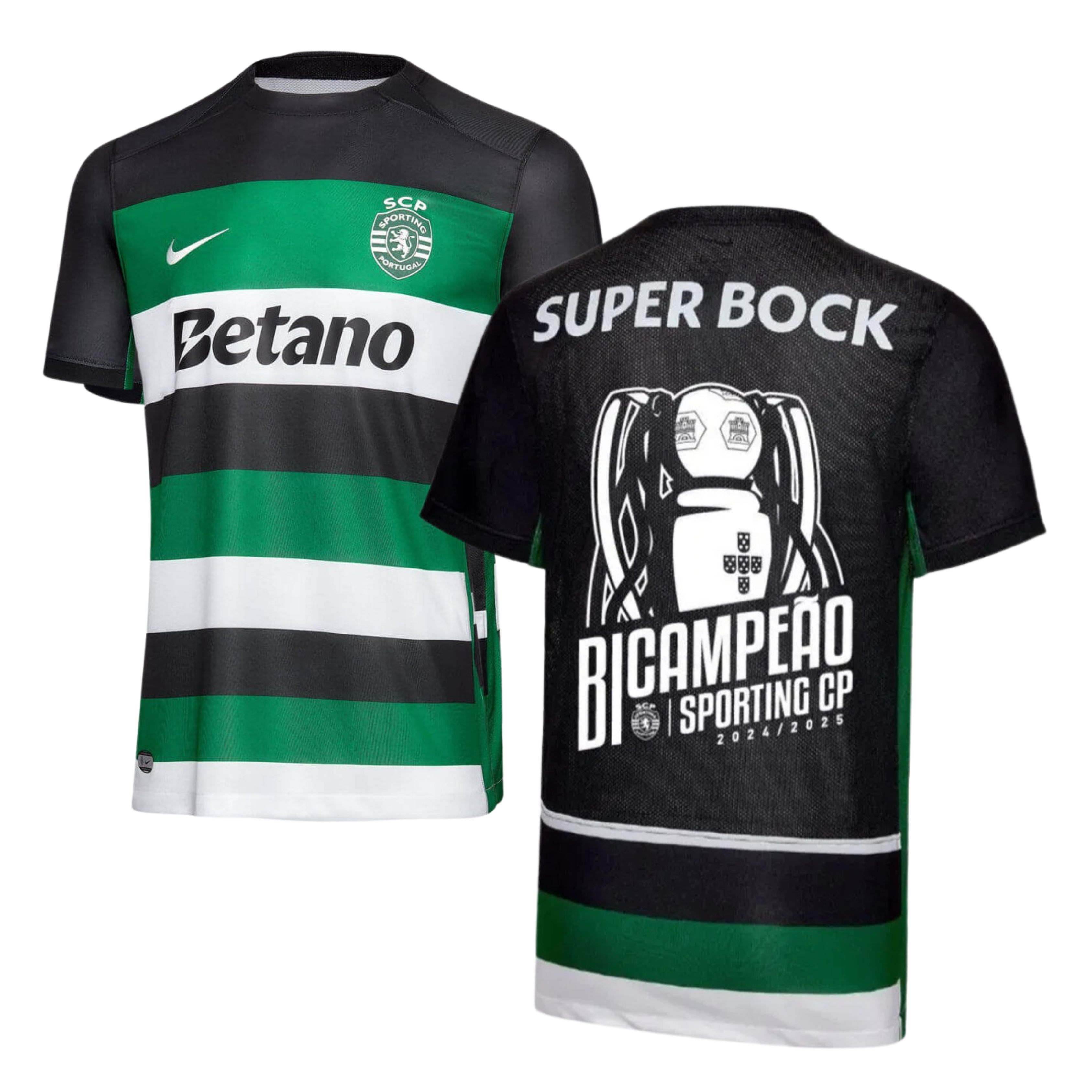 Camisola Bicampeão Nacional Sporting CP 24/25 - Versão adepto 1