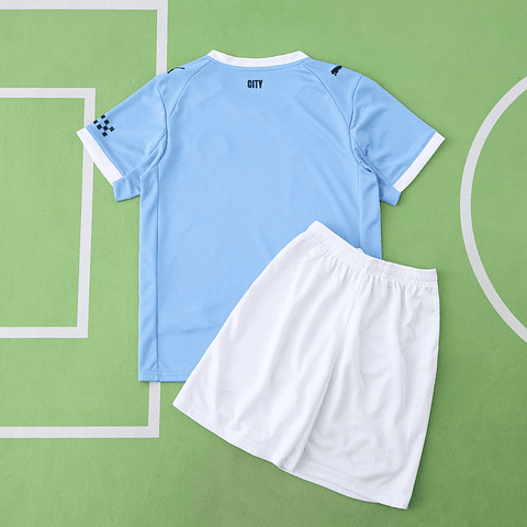 Kit Criança Man City principal 25/26