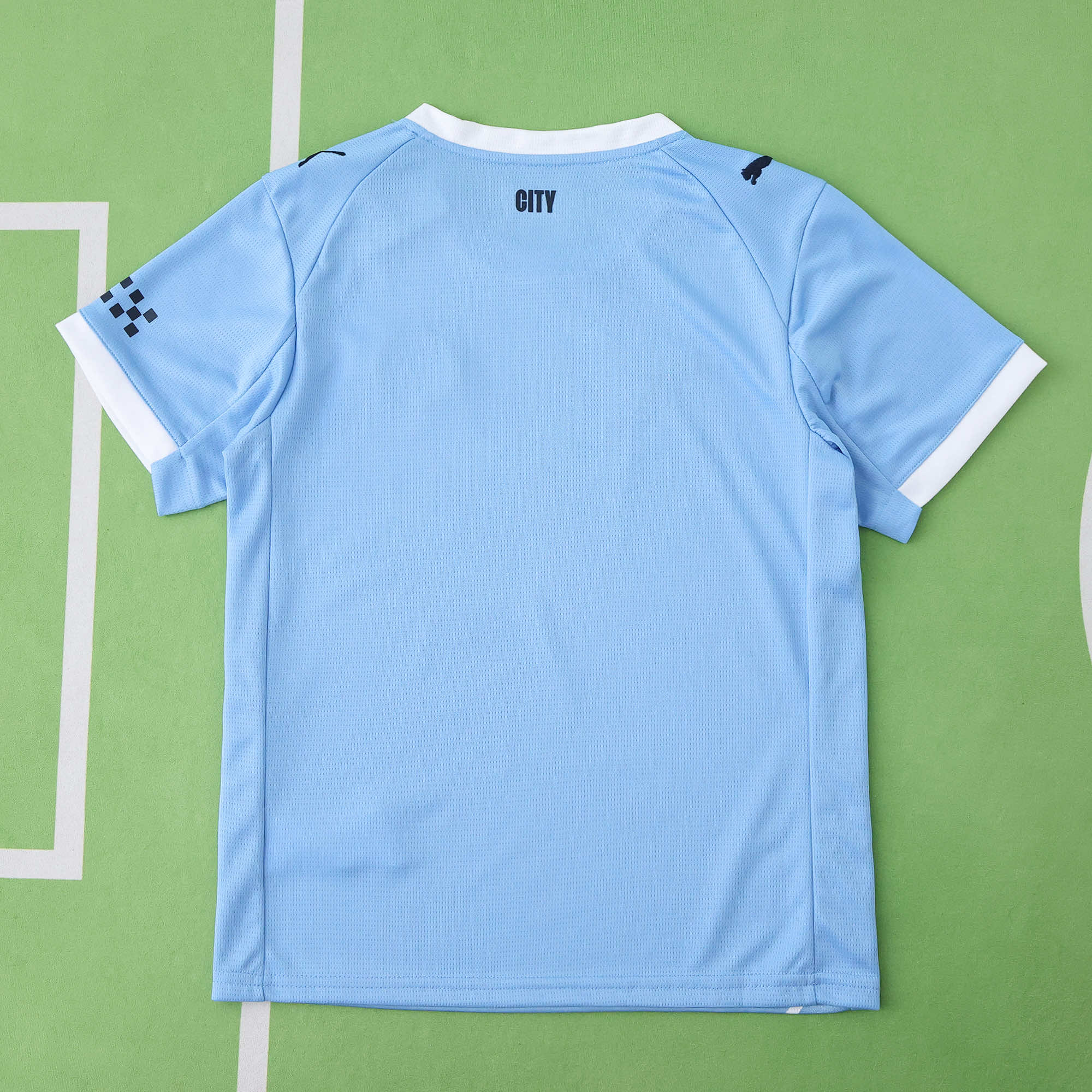 Kit Criança Man City principal 25/26 4
