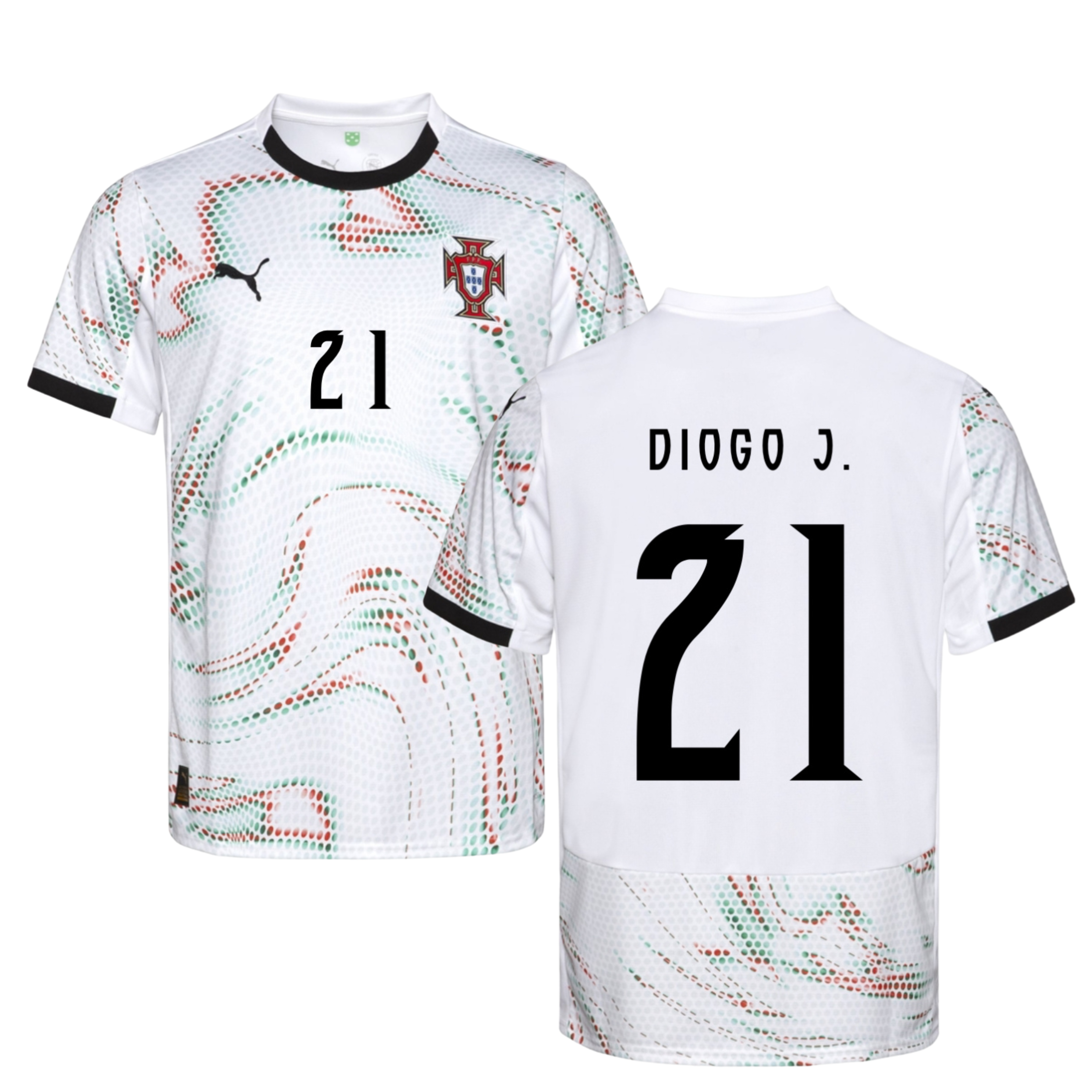Criança - Camisola alternativa Portugal 2025 - Diogo J. 21 1
