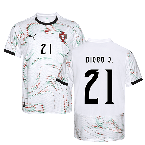 Criança - Camisola alternativa Portugal 2025 - Diogo J. 21