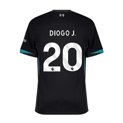 Criança - Camisola alternativa Liverpool 24/25 - Diogo J. 20