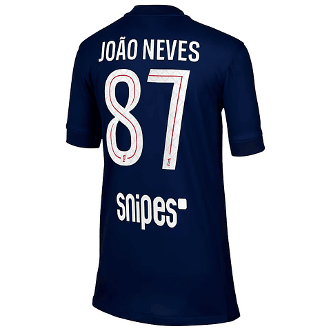 Criança - Camisola principal PSG 25/26 - João Neves 87