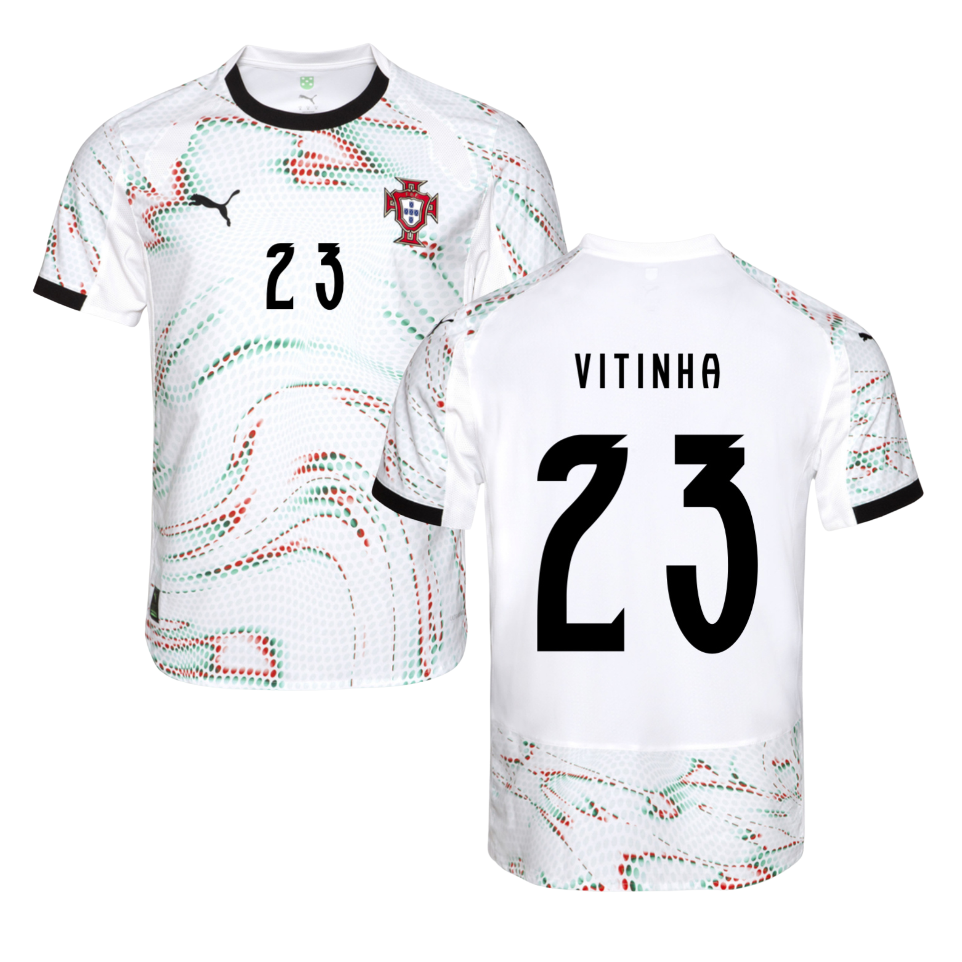 Camisola alternativa Portugal 2025 - Vitinha 23 4