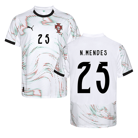 Camisola alternativa Portugal 2025 - N.Mendes 25