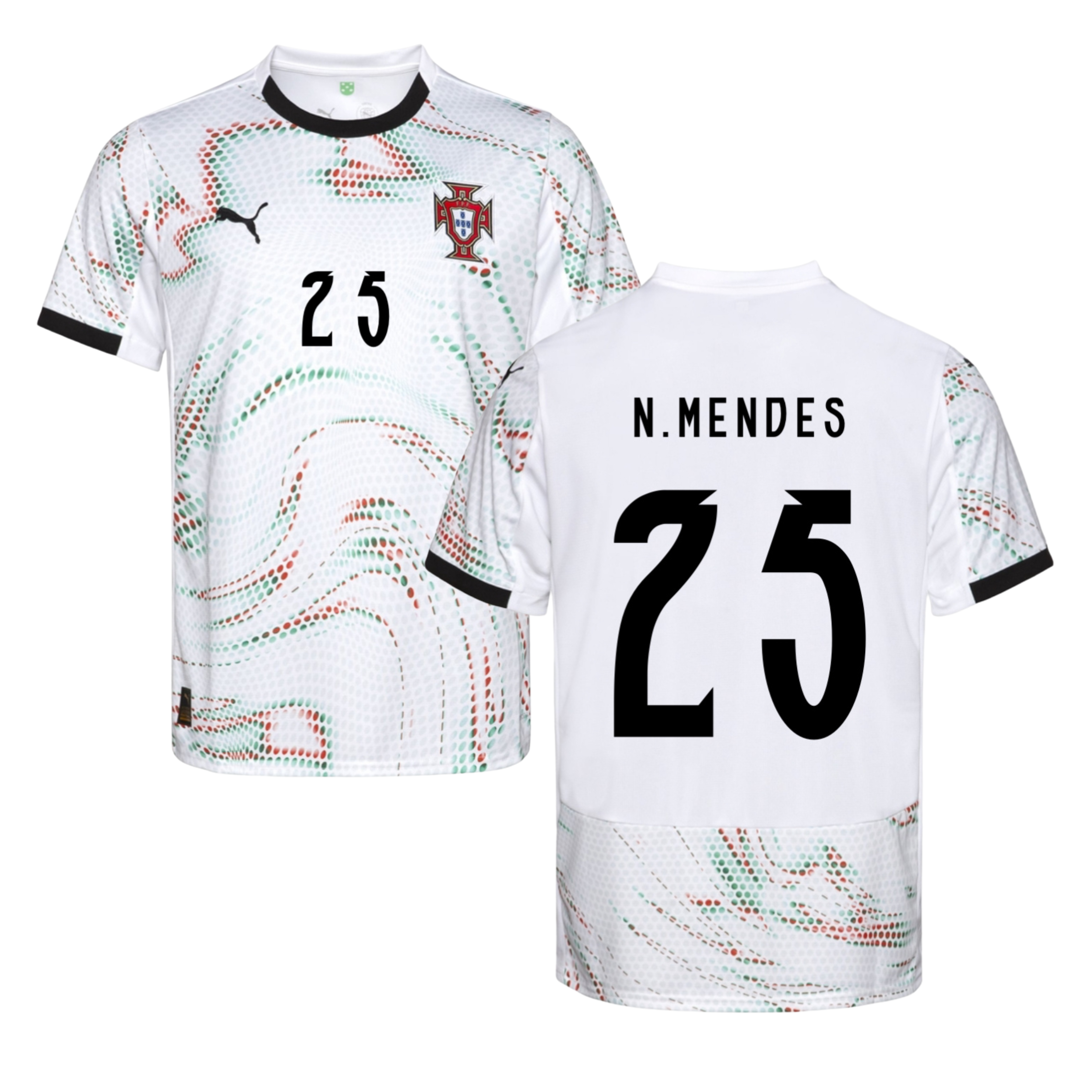 Criança - Camisola alternativa Portugal 2025 - N.Mendes 25 1