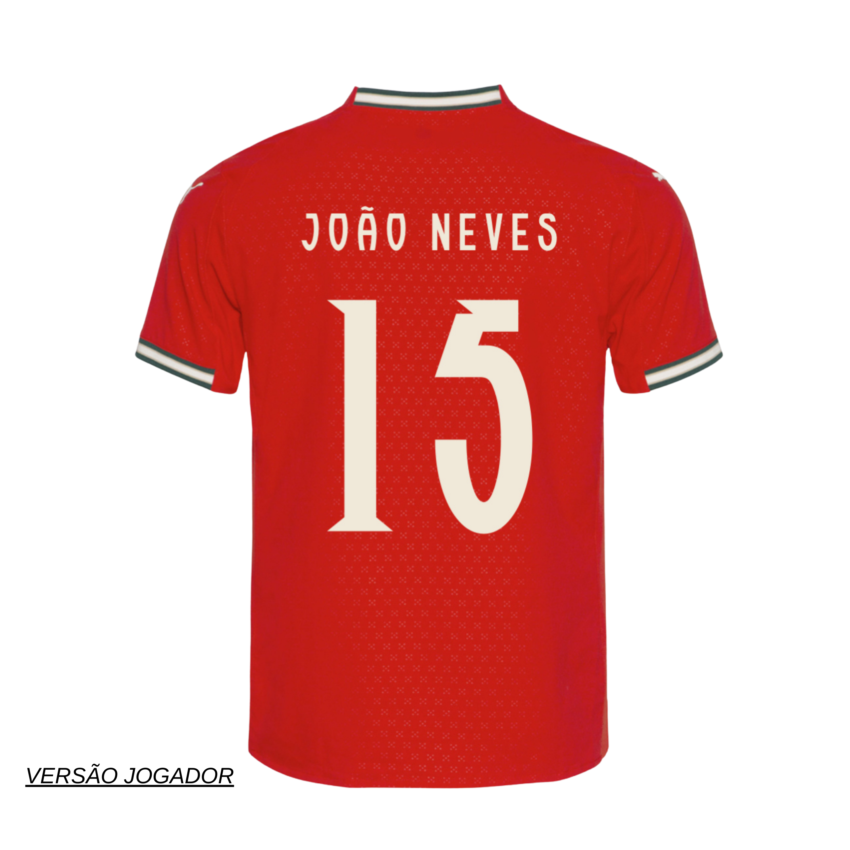 Camisola Principal Portugal 2025 - João Neves 15 6
