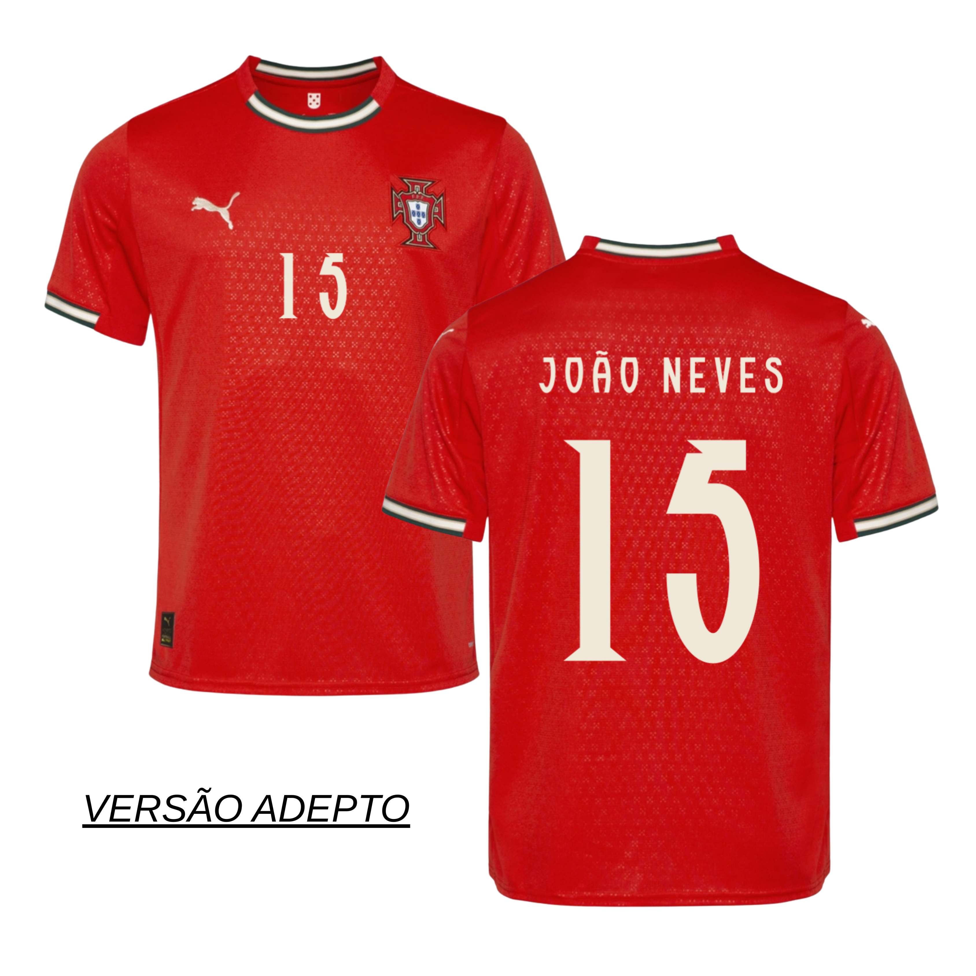 Camisola Principal Portugal 2025 - João Neves 15 1
