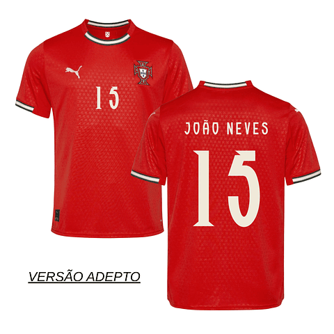 Camisola Principal Portugal 2025 - João Neves 15