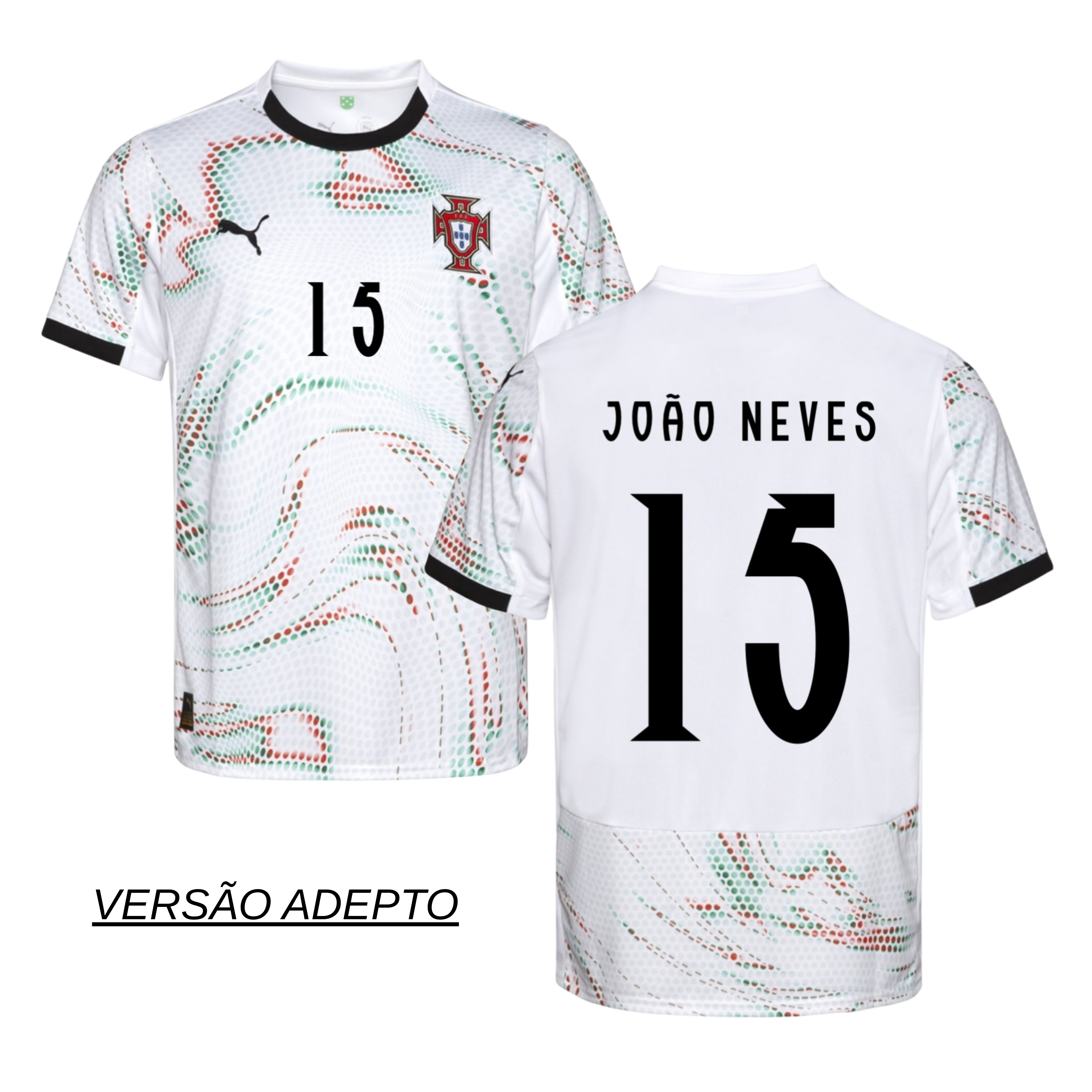 Camisola alternativa Portugal 2025 - João Neves 15 1