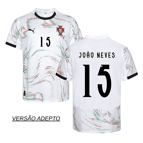Camisola alternativa Portugal 2025 - João Neves 15