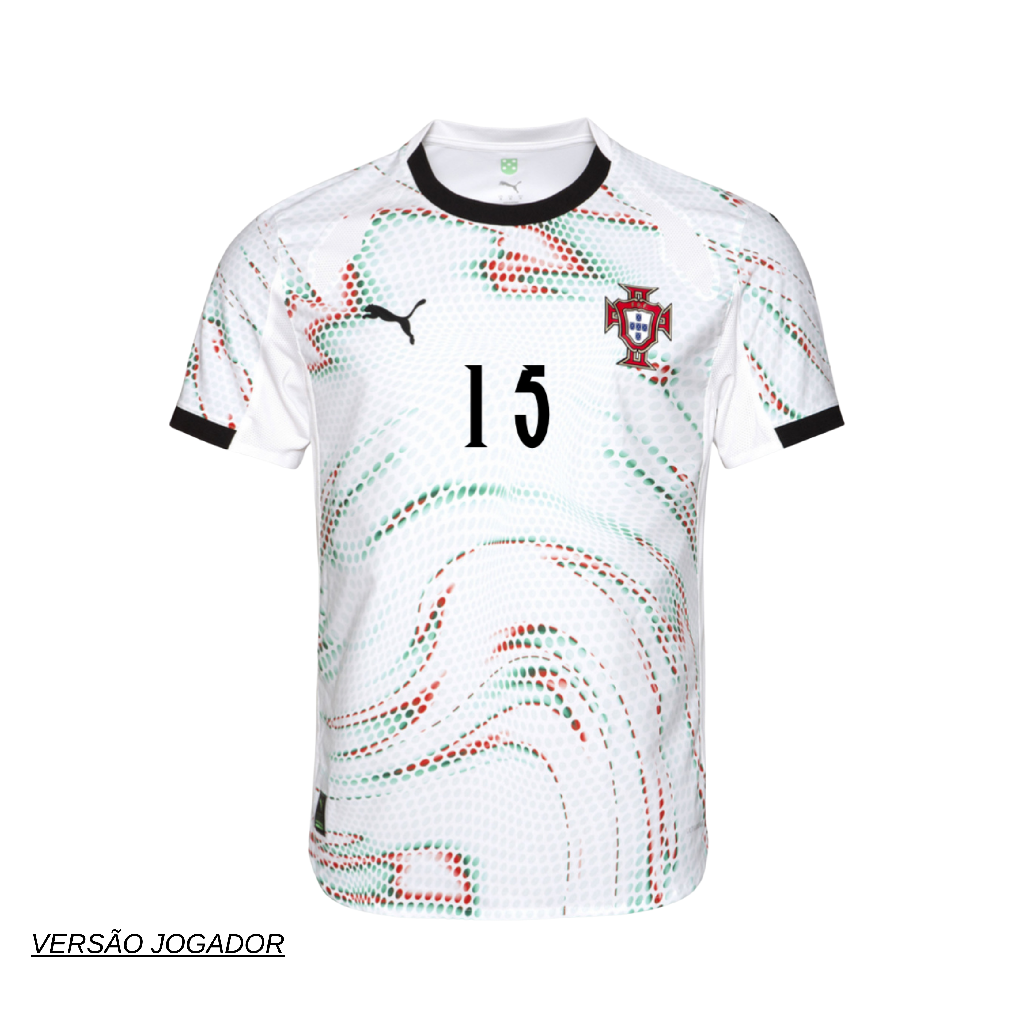 Camisola alternativa Portugal 2025 - João Neves 15 6