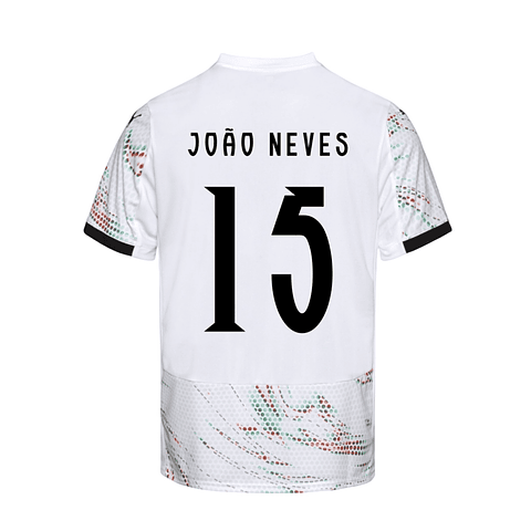 Criança - Camisola alternativa Portugal 2025 - João Neves 15