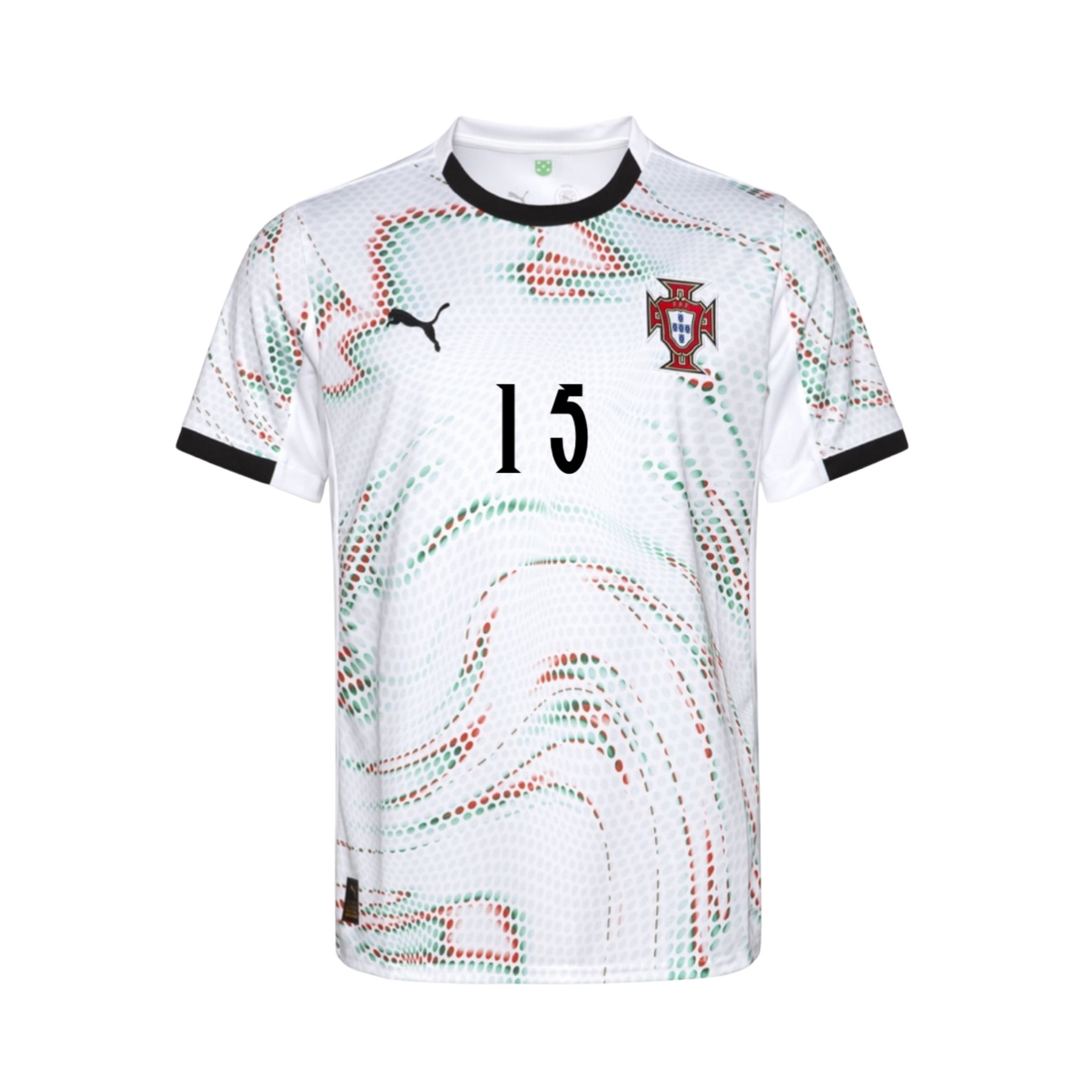 Criança - Camisola alternativa Portugal 2025 - João Neves 15 3