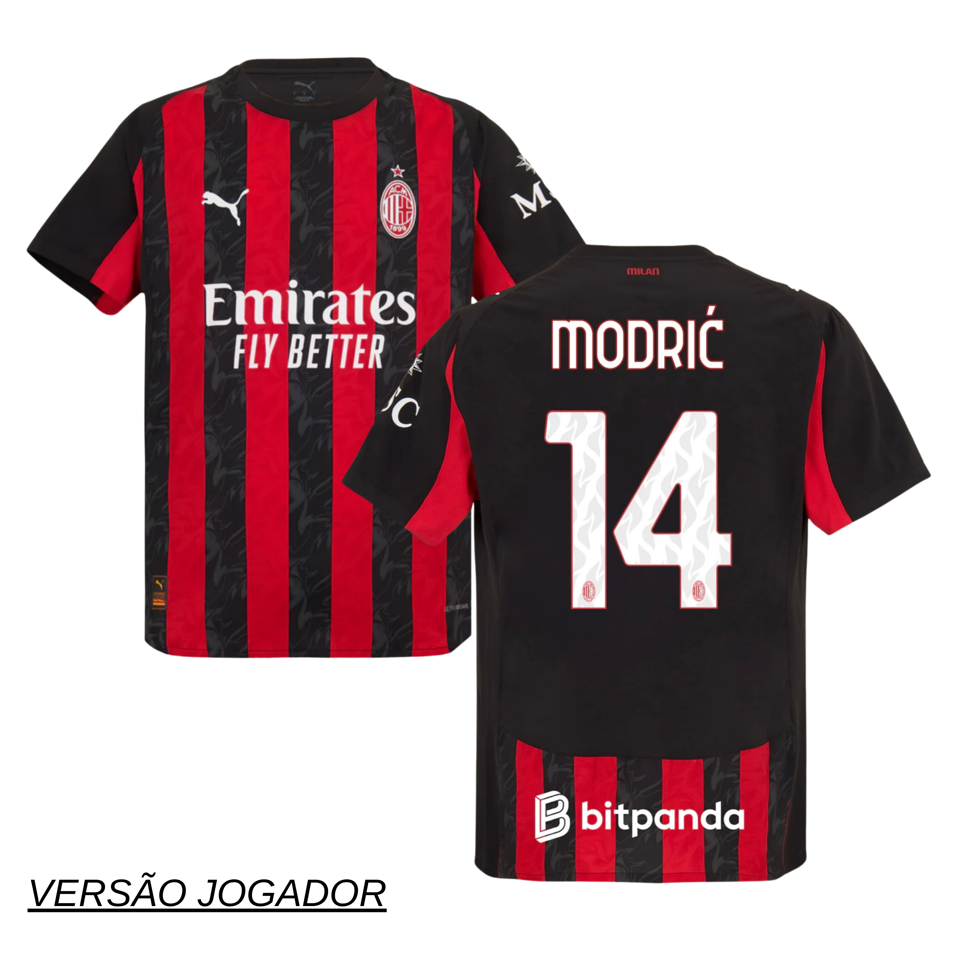 Camisola principal AC Milan 25/26 - Modrić 14 5