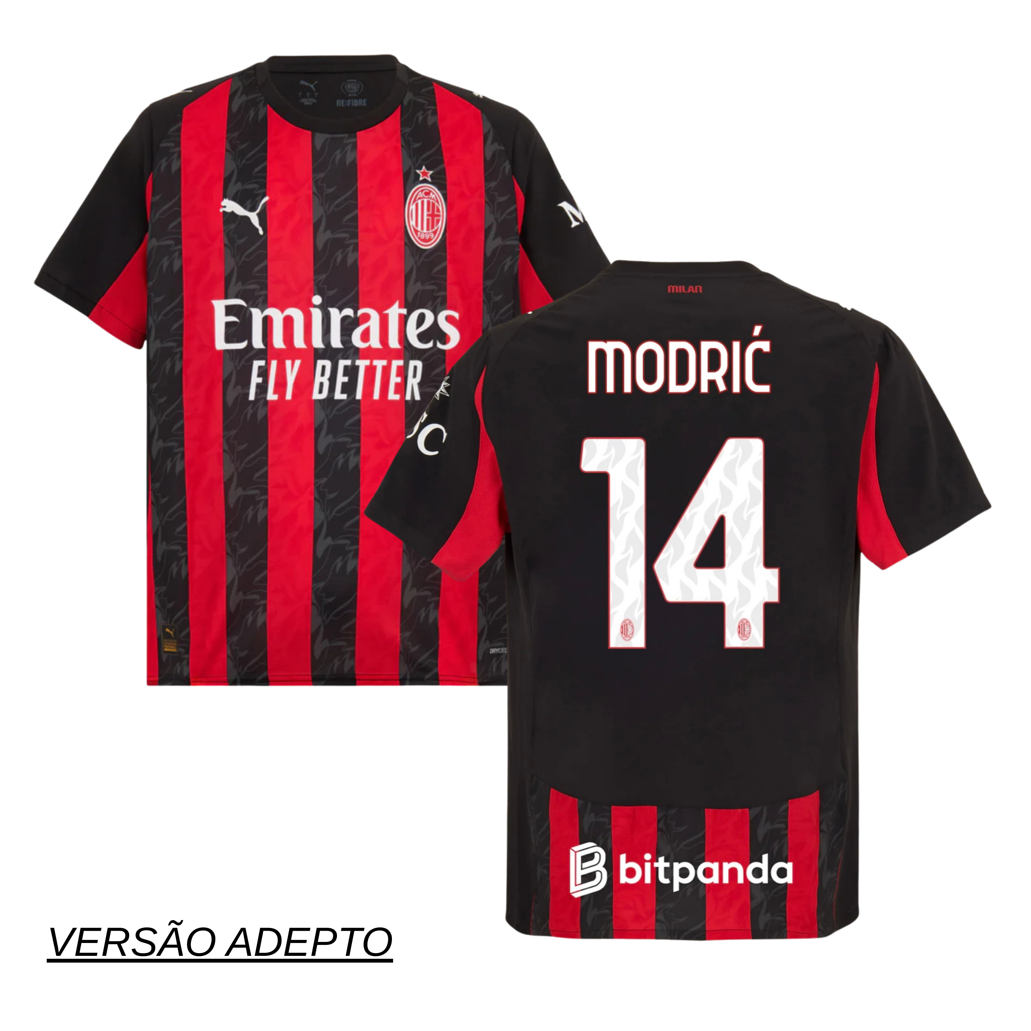 Camisola principal AC Milan 25/26 - Modrić 14 1