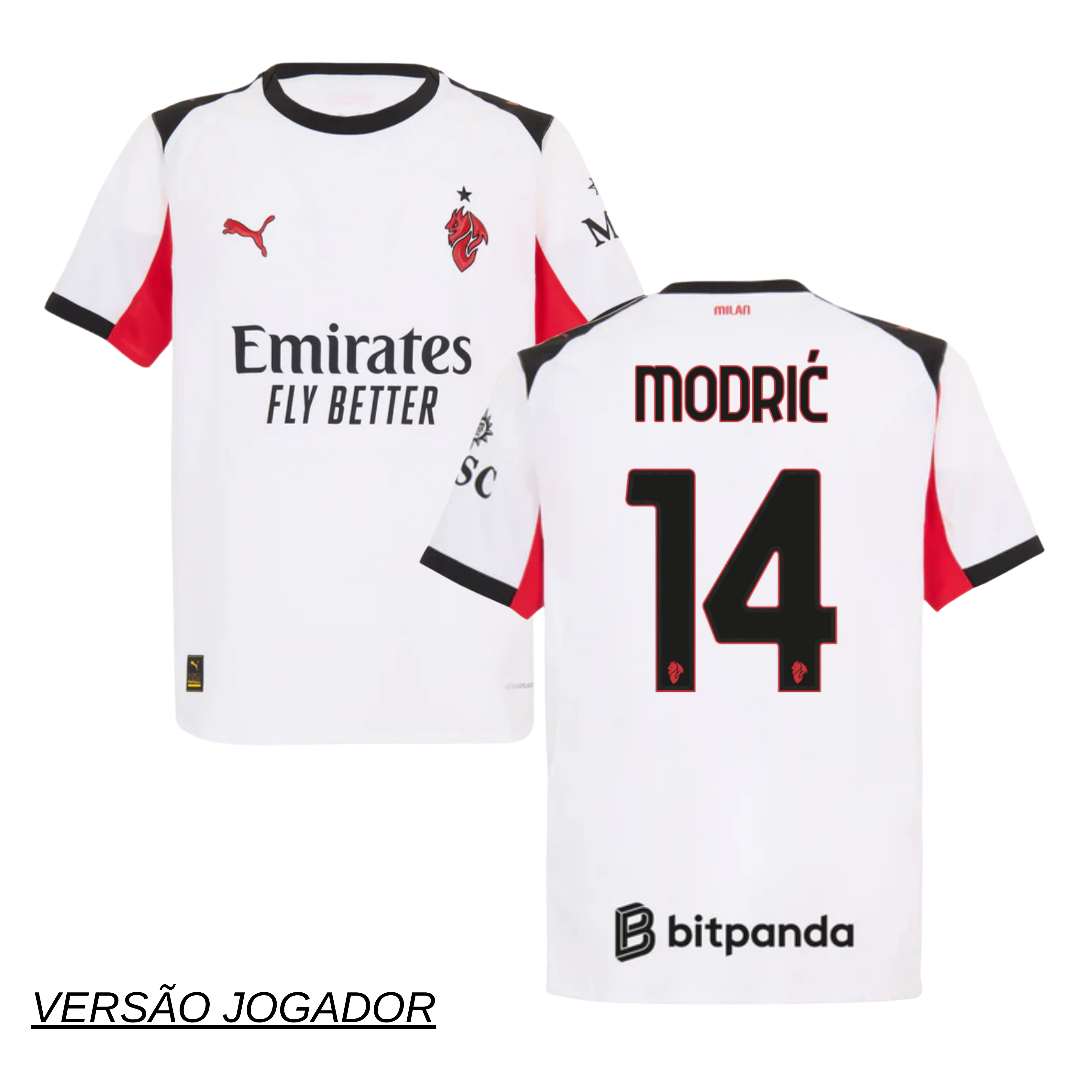 Camisola alternativa AC Milan 25/26 - Modrić 14 5