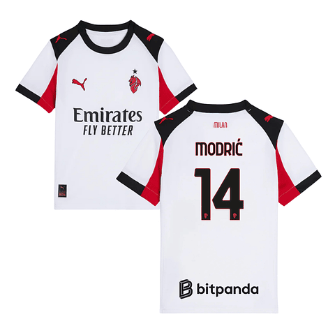 Criança - Camisola alternativa AC Milan 25/26 - Modrić 14