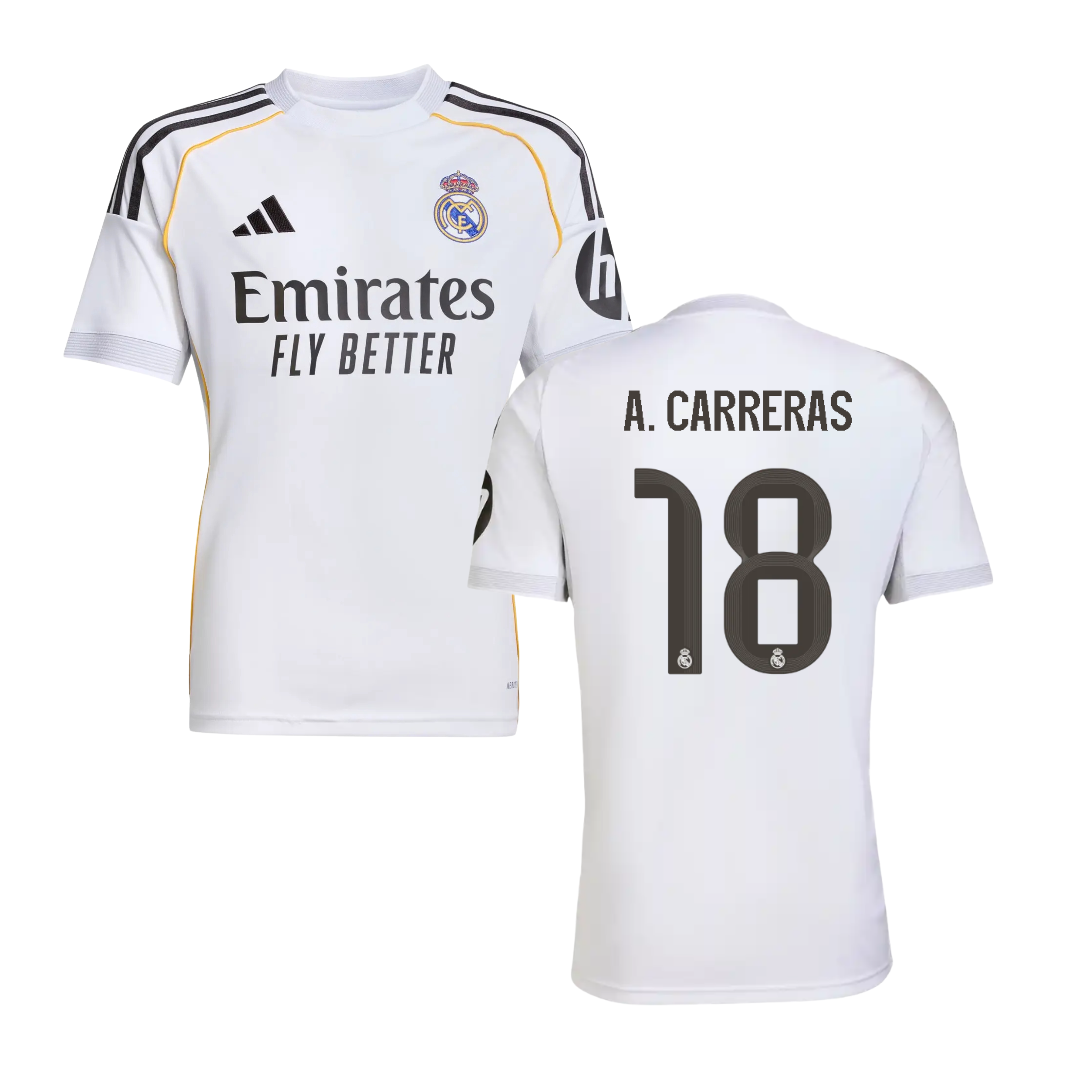 Criança - Camisola principal Real Madrid 25/26 - A. Carreras 18 1