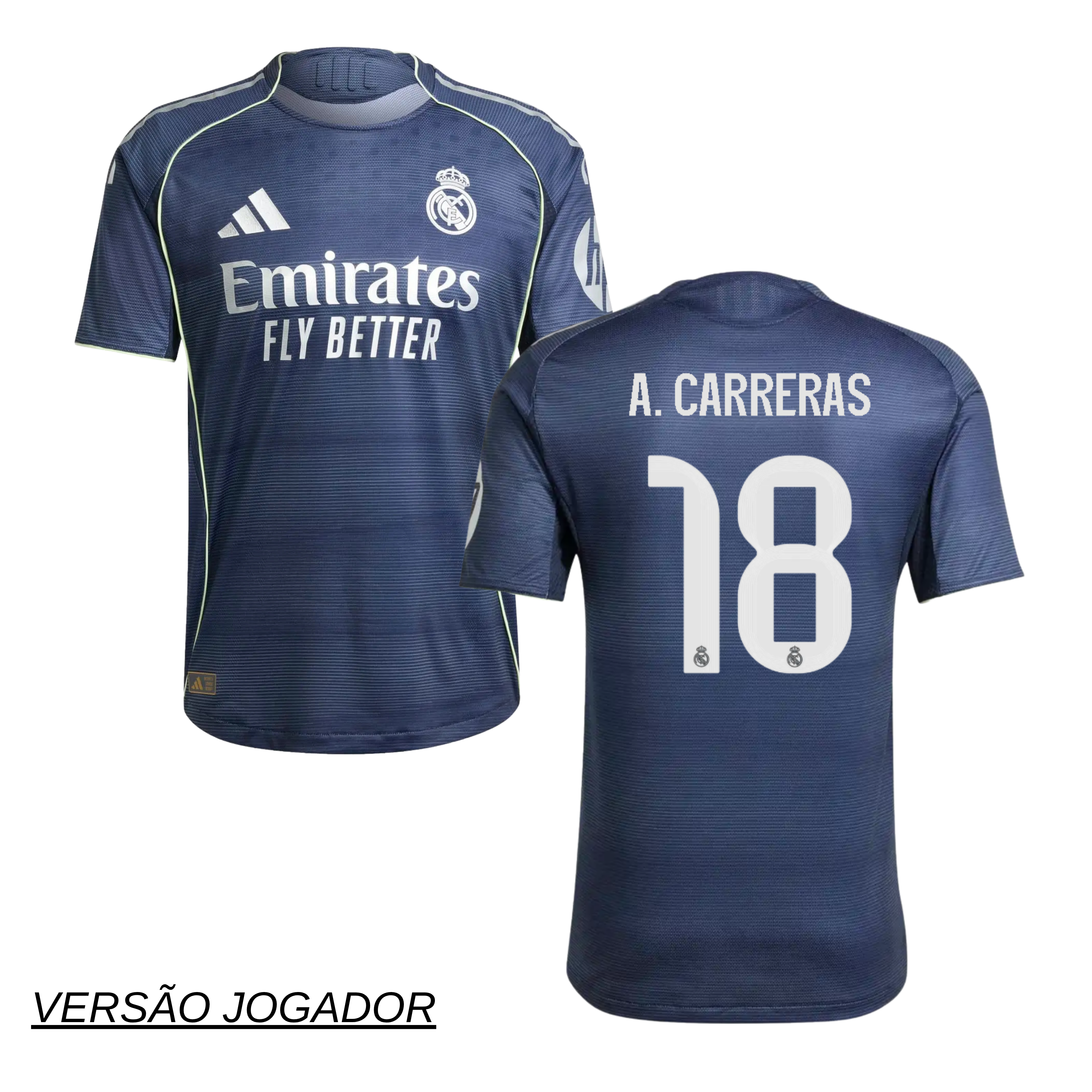 Camisola alternativa Real Madrid 25/26 - A. Carreras 18 6