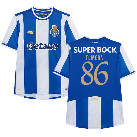 Camisola principal FC Porto 25/26 - R. Mora 86 - Versão adepto