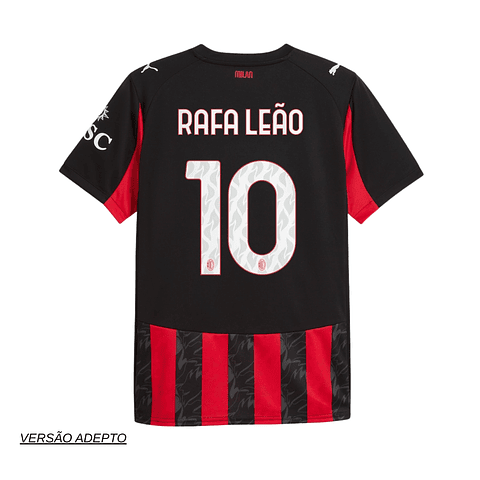 Camisola principal AC Milan 25/26 - Rafa Leão 10