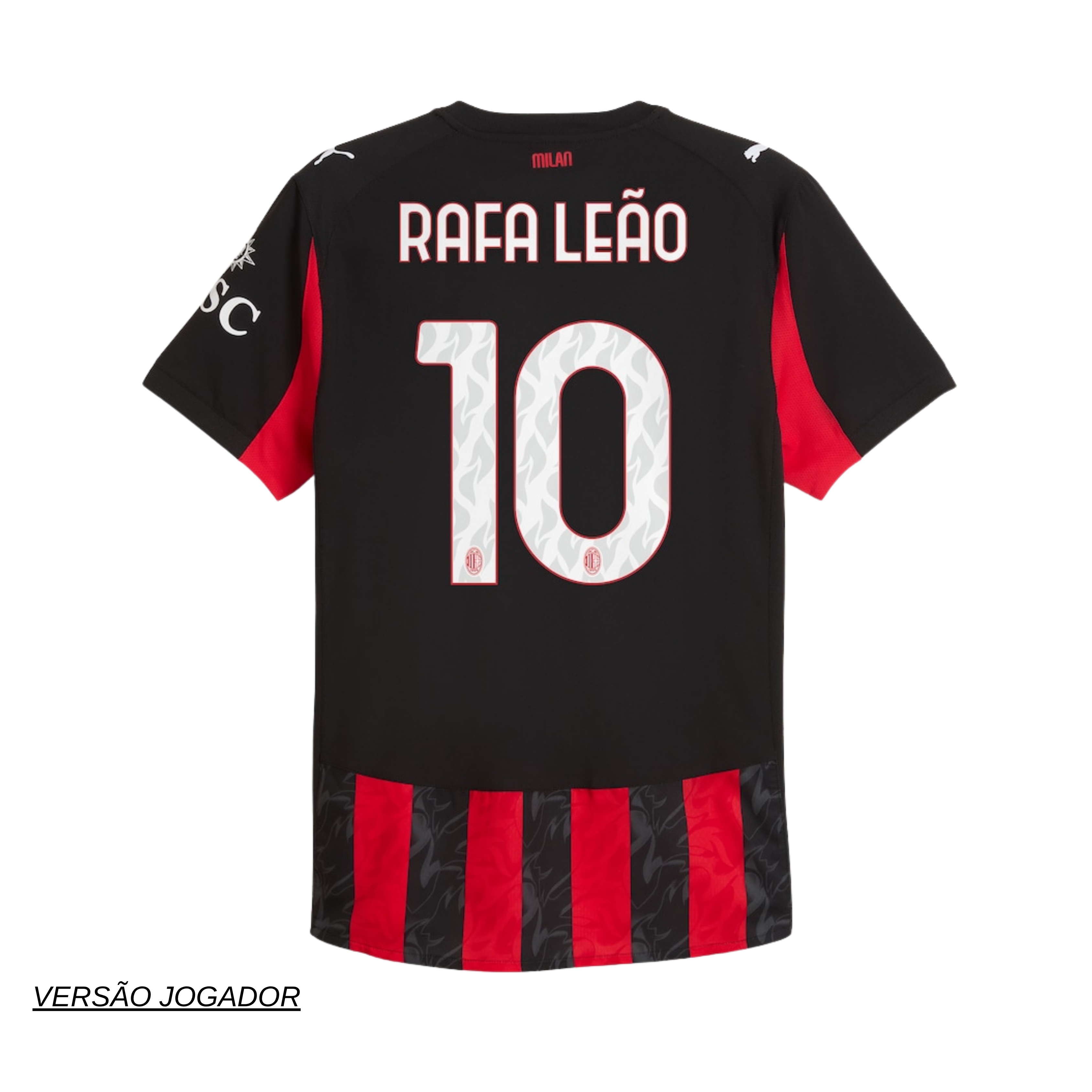 Camisola principal AC Milan 25/26 - Rafa Leão 10 5