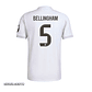 Camisola Principal Real Madrid 25/26 - Bellingham 5 - Thumbnail 2