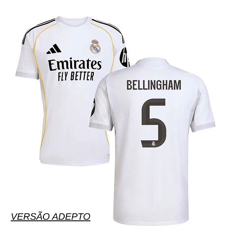 Camisola Principal Real Madrid 25/26 - Bellingham 5