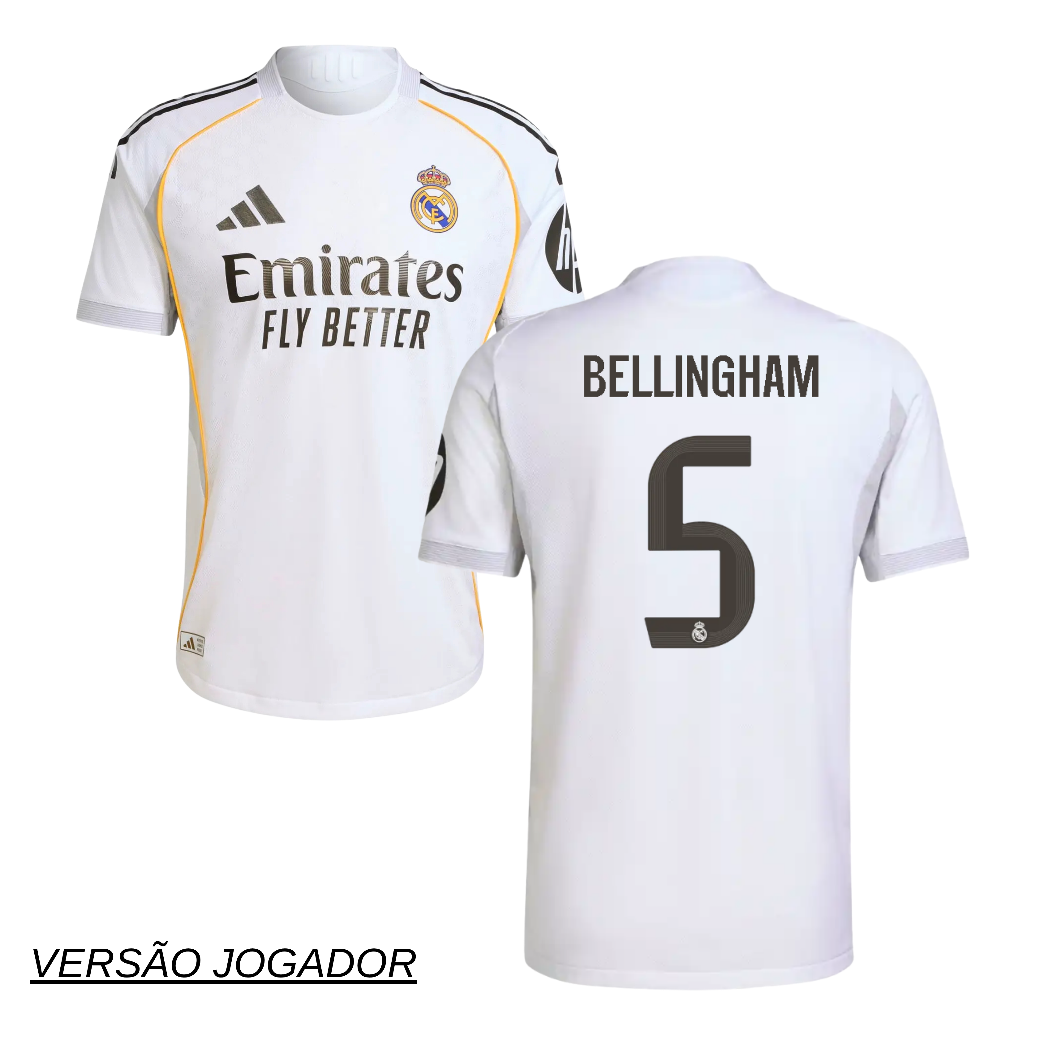 Camisola Principal Real Madrid 25/26 - Bellingham 5 5