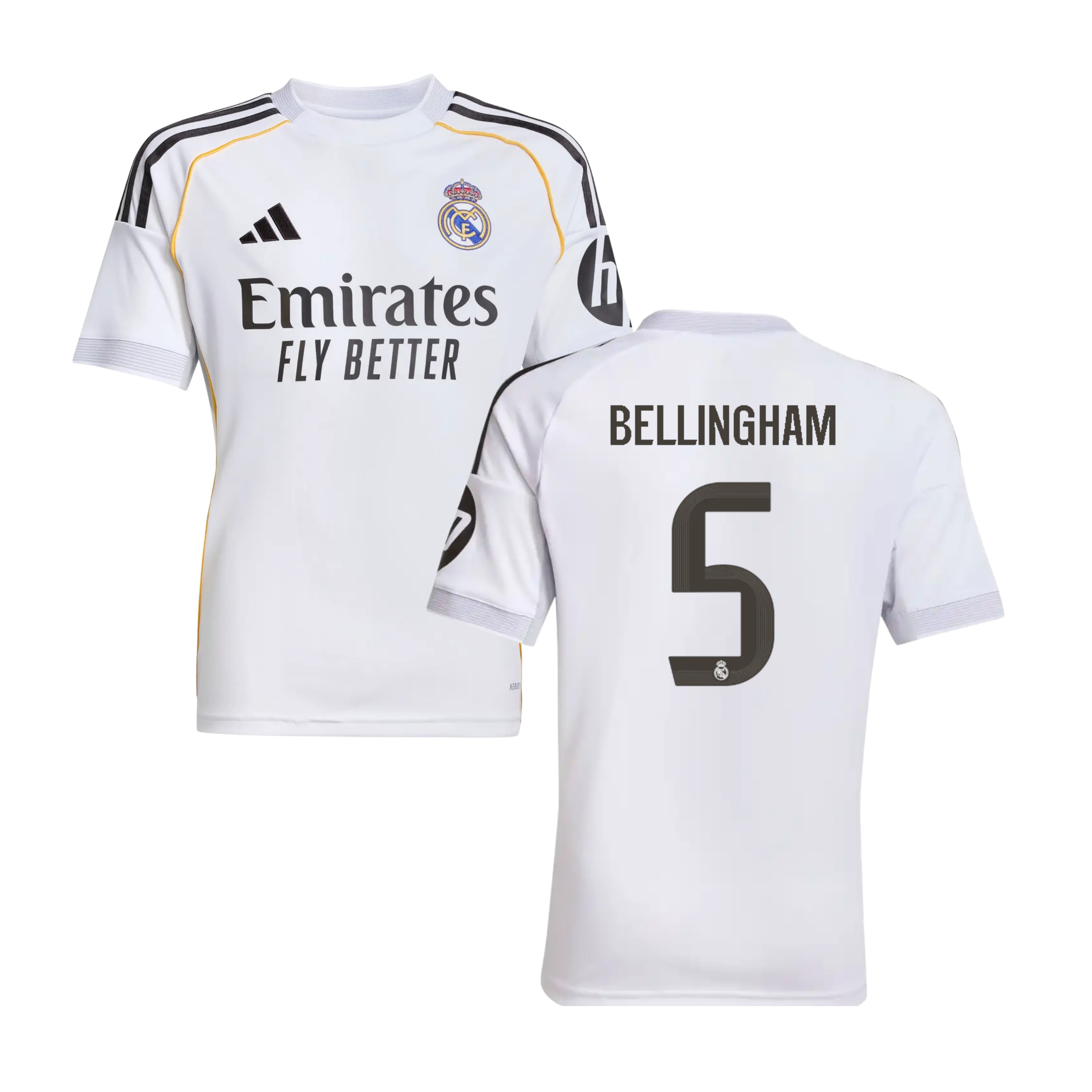 Criança - Camisola principal Real Madrid 25/26 - Bellingham 5 1