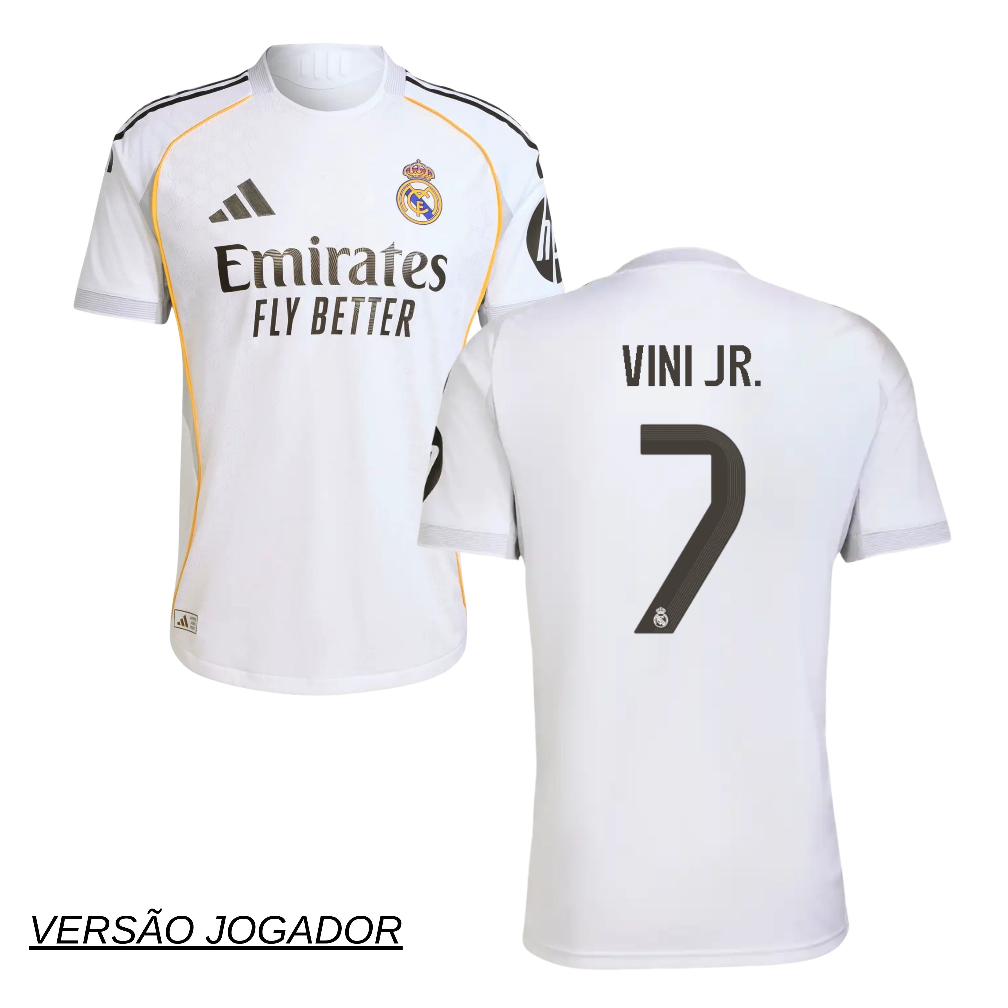 Camisola Principal Real Madrid 25/26 - Vini Jr. 7 4