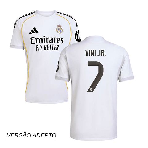 Camisola Principal Real Madrid 25/26 - Vini Jr. 7