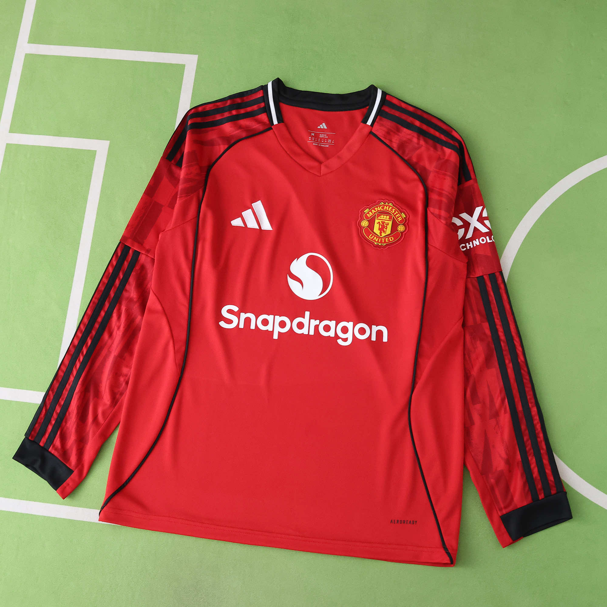 Camisola principal Man Utd 25/26 - Manga comprida - Versão adepto 1
