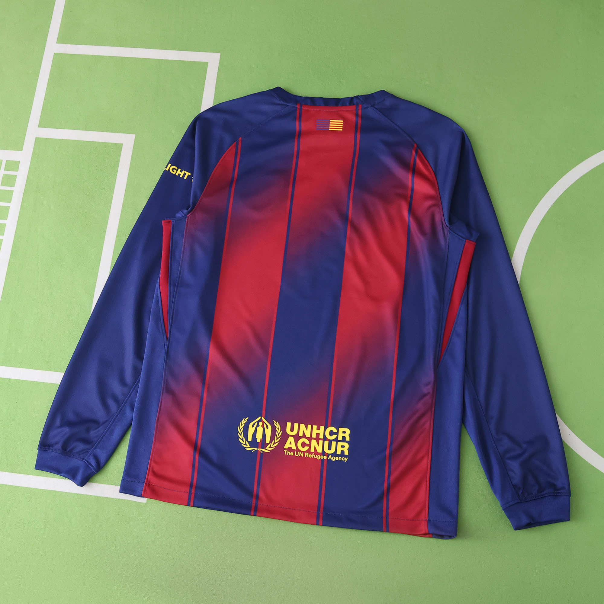 Camisola Principal Barcelona 25/26 - Manga comprida - Versão Adepto 2