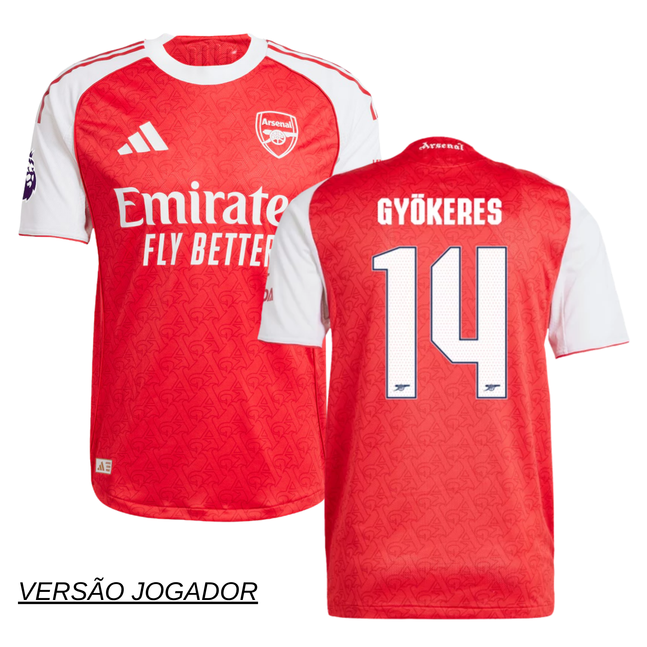 Camisola principal Arsenal 25/26 - Gyökeres 14 6