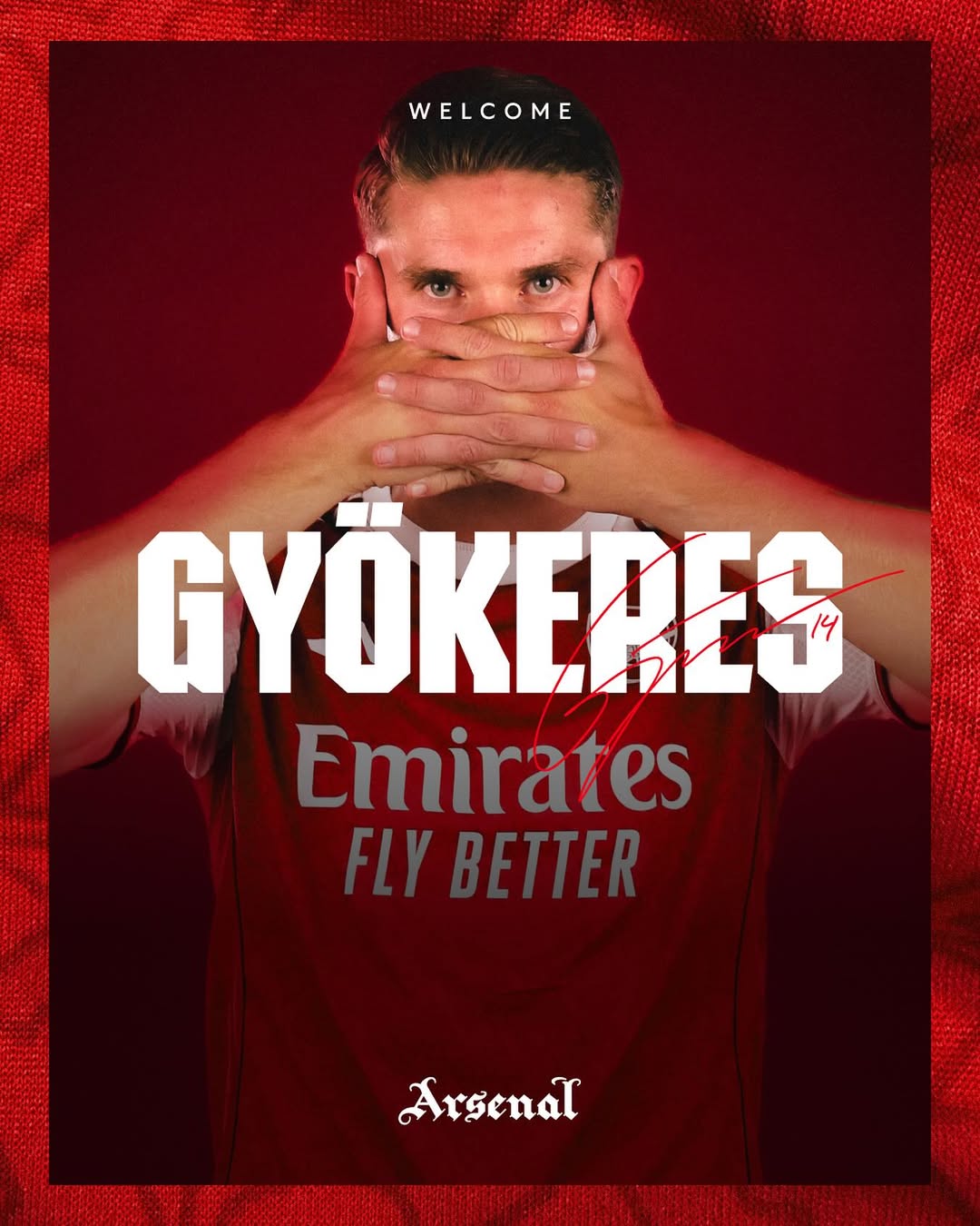 Criança - Camisola principal Arsenal 25/26 - Gyökeres 14 2
