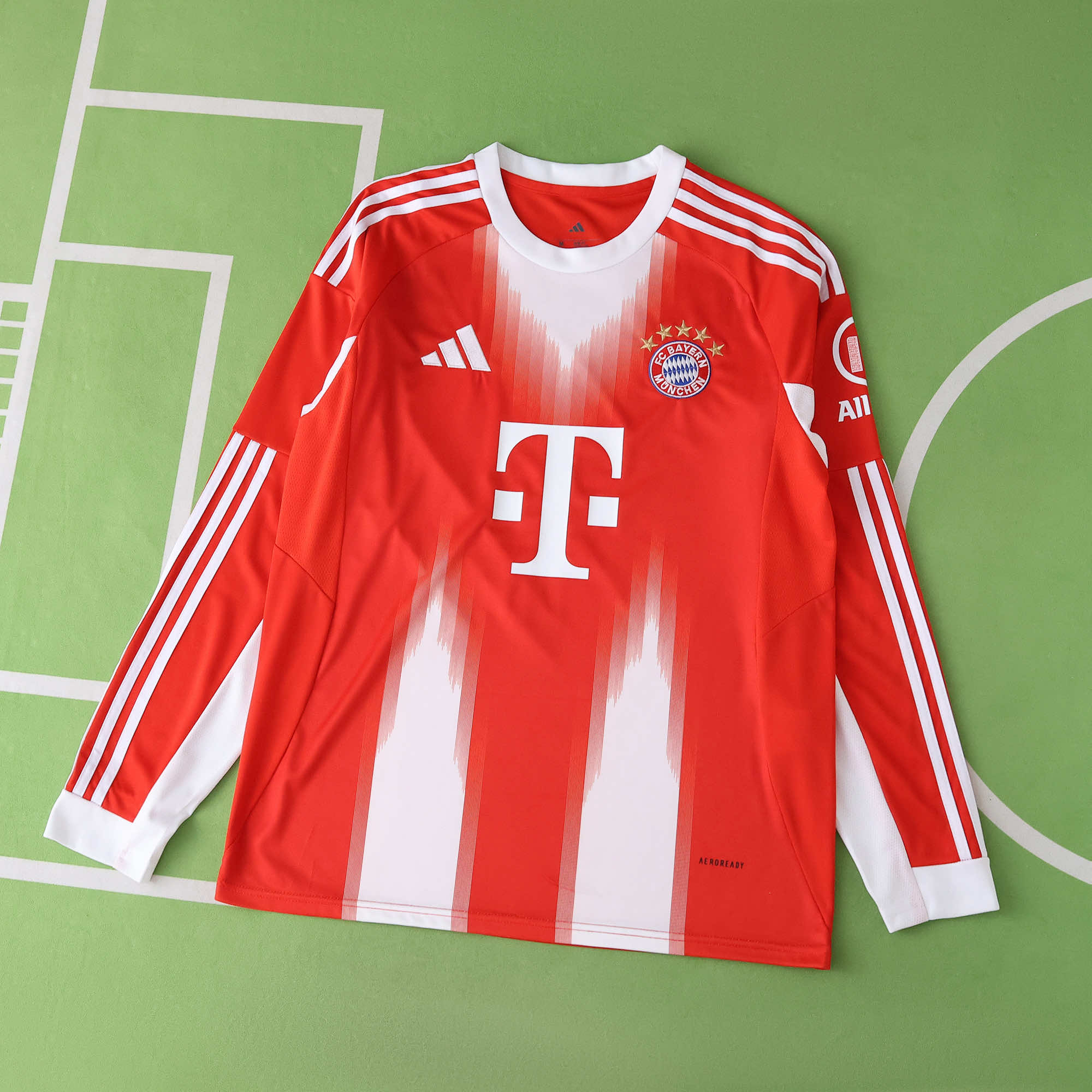 Camisola Principal Bayern Munique 25/26 - Manga comprida - Versão adepto 1