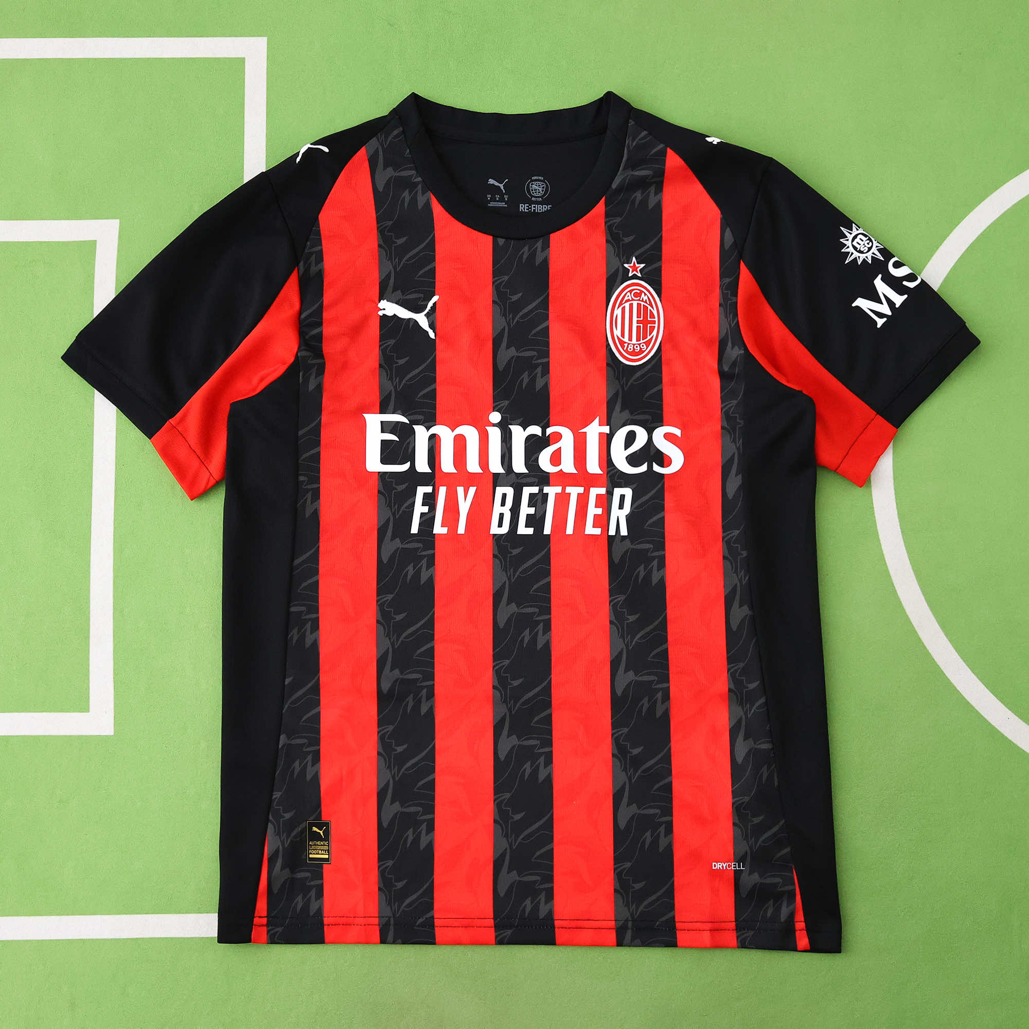 Camisola Principal AC Milan 25/26 - Versão adepto 1