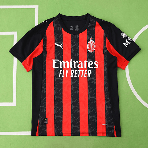 Camisola Principal AC Milan 25/26 - Versão adepto